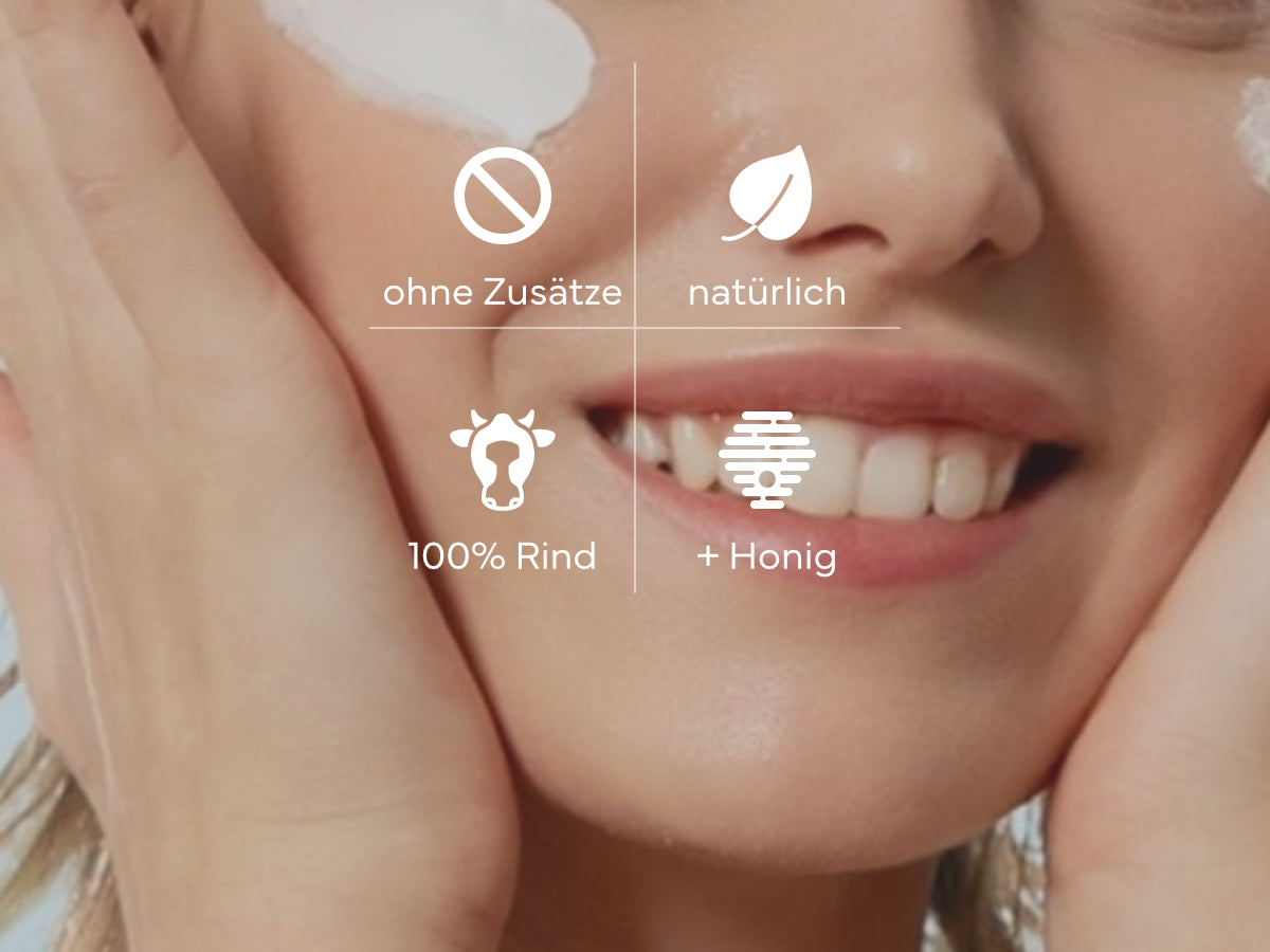 Tallow Rindertalg Creme Honig – 100% natürliche und unparfümierte Hautpflege 2er-Set