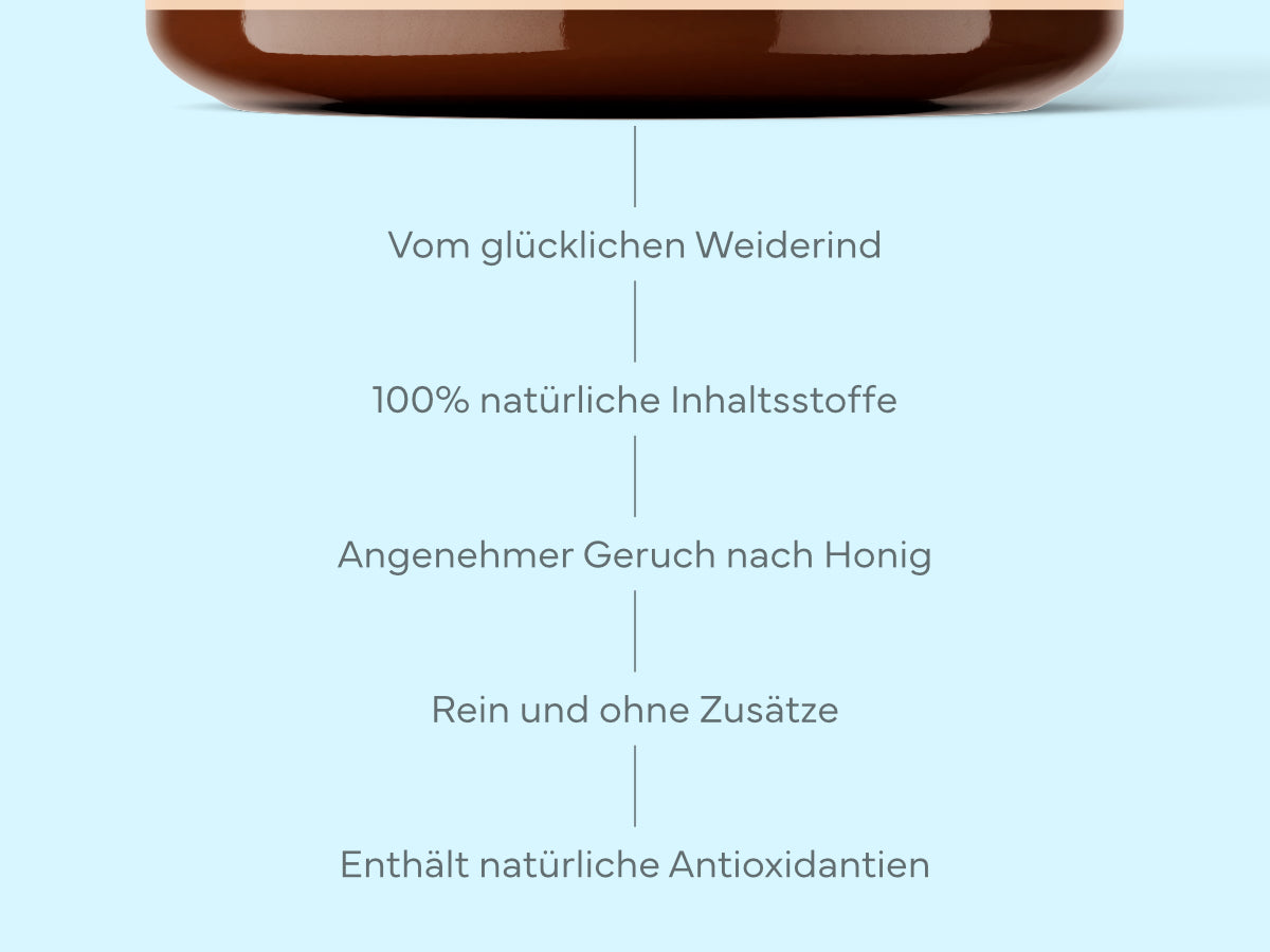 Tallow Rindertalg Creme Honig – 100% natürliche und unparfümierte Hautpflege 2er-Set