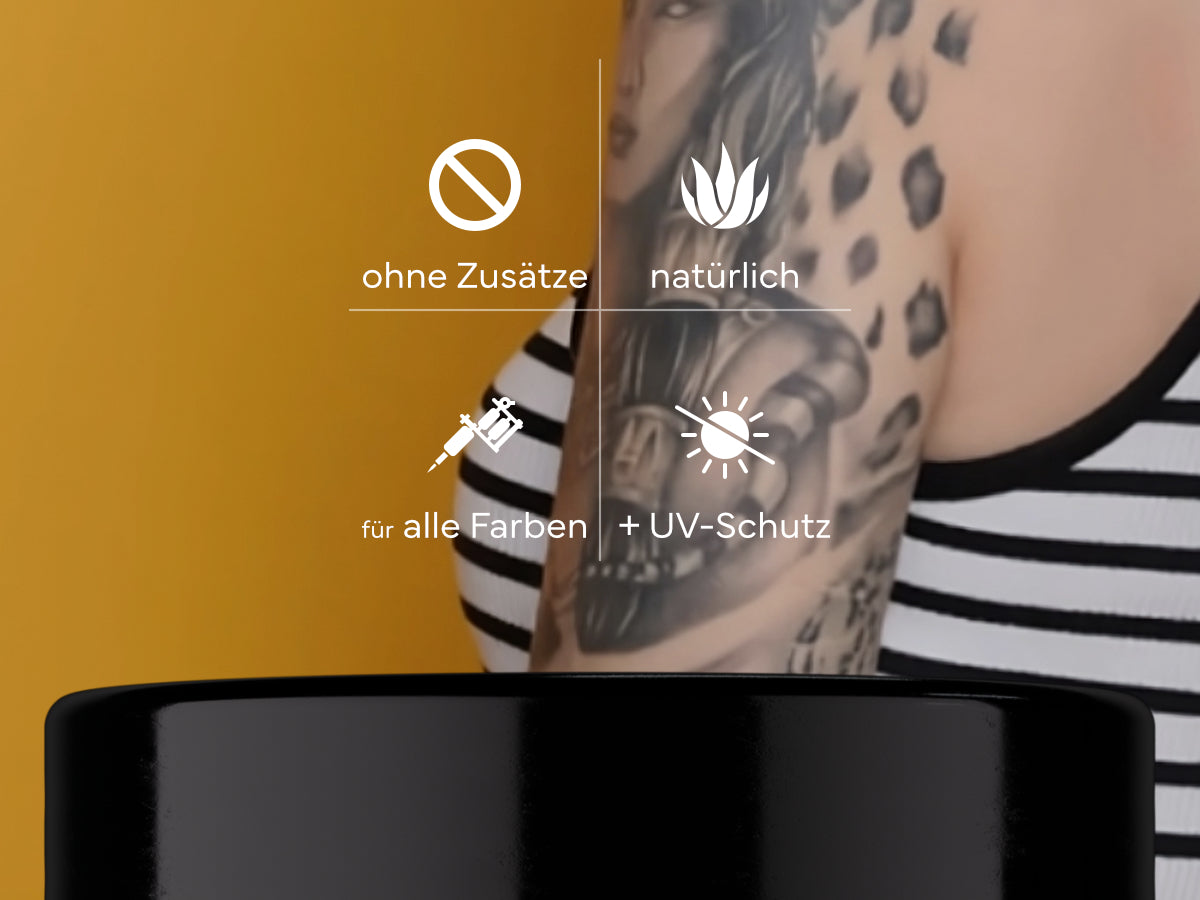 Tattoo Butter, 120 ml - Pflegt tätowierte Haut & unterstützt eine gesunde Heilung