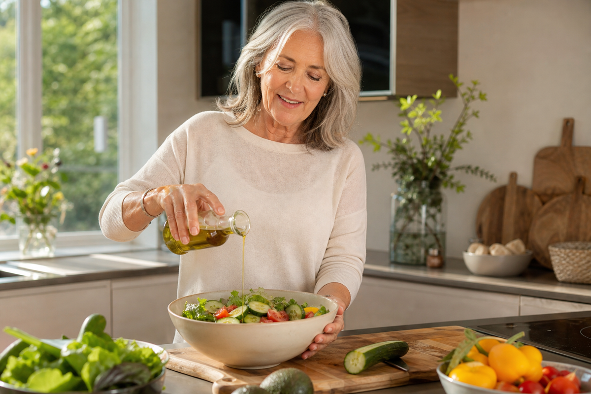 Herzgesunde Ernährung für Frauen ab 60 zur Senkung der Cholesterinwerte