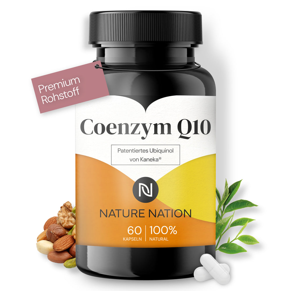 Coenzym Q10 Kapseln - Premium Kaneka Ubiquinol aus Fermentation mit Vitamin C & Acerola - Hochdosiert & vegan - Laborgeprüft, ohne Zusatzstoffe (1 x 60 Kapseln: Vorrat für 2 Monate, Geschmacksneutral)