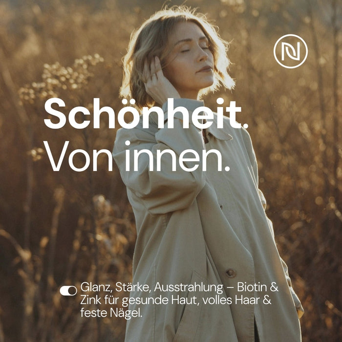 
                      
                        Haut Haare Nägel, 60 Kapseln – Unterstützt Haut, Haarstruktur & Nagelwachstum von innen
                      
                    