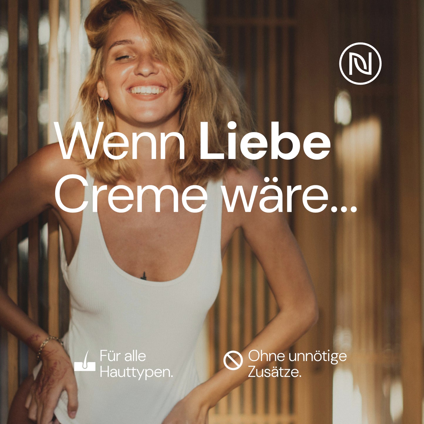 BIO Hyaluron Creme hochdosiert + Arganöl, Jojobaöl, Aloe Vera, Kokosöl, Vitamin C; 4-Fach Anti Falten & Anti Aging Komplex; Naturkosmetik Gesichtscreme; Made in Germany (100ml, Hyaluronsäure)