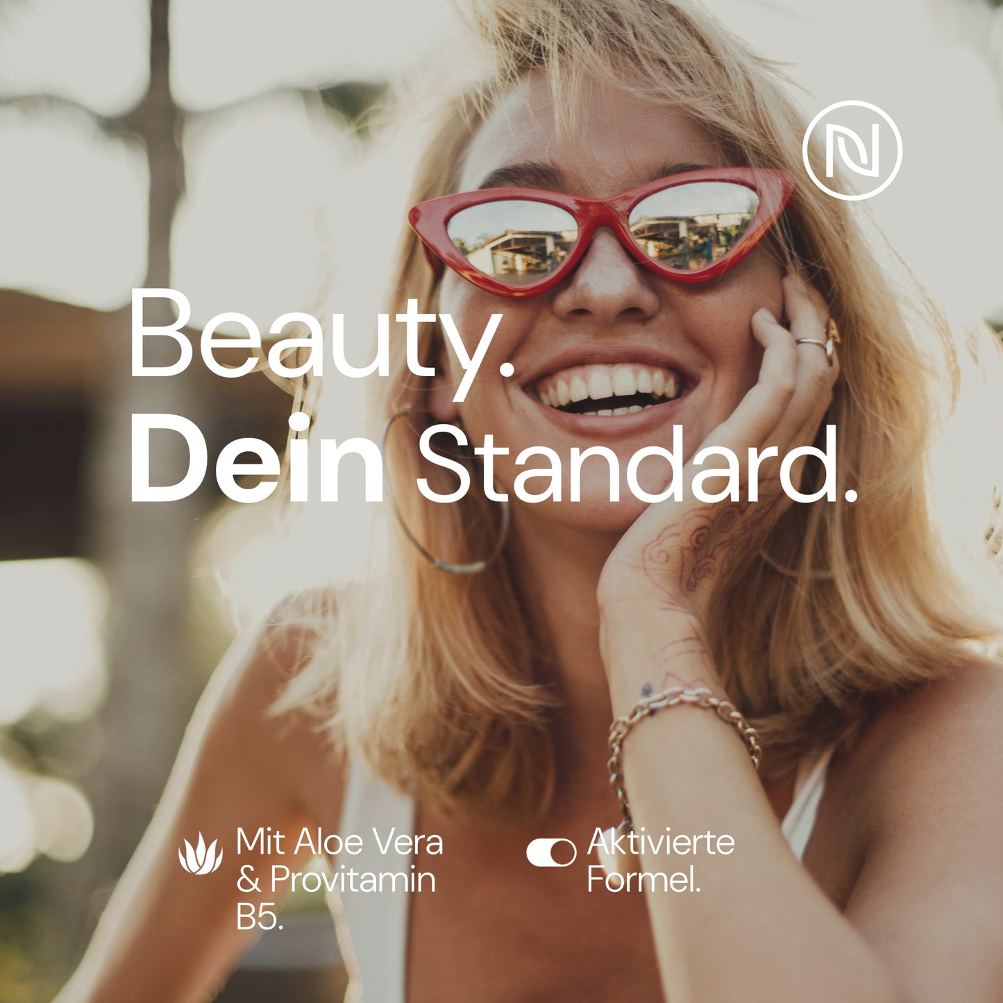 BIO Hyaluron Creme hochdosiert + Arganöl, Jojobaöl, Aloe Vera, Kokosöl, Vitamin C; 4-Fach Anti Falten & Anti Aging Komplex; Naturkosmetik Gesichtscreme; Made in Germany (100ml, Hyaluronsäure)