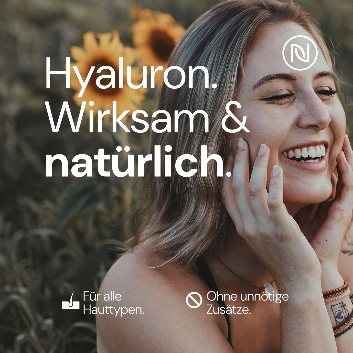 BIO Hyaluron Serum hochdosiert; Beste Hyaluronsäure (Oligo); 8-Fach Anti Aging & Anti Falten Komplex; Hyaluronserum + Aloe Vera & Vitamin C; Naturkosmetik 100% vegan; Made in Germany (100ml, Hyaluron)