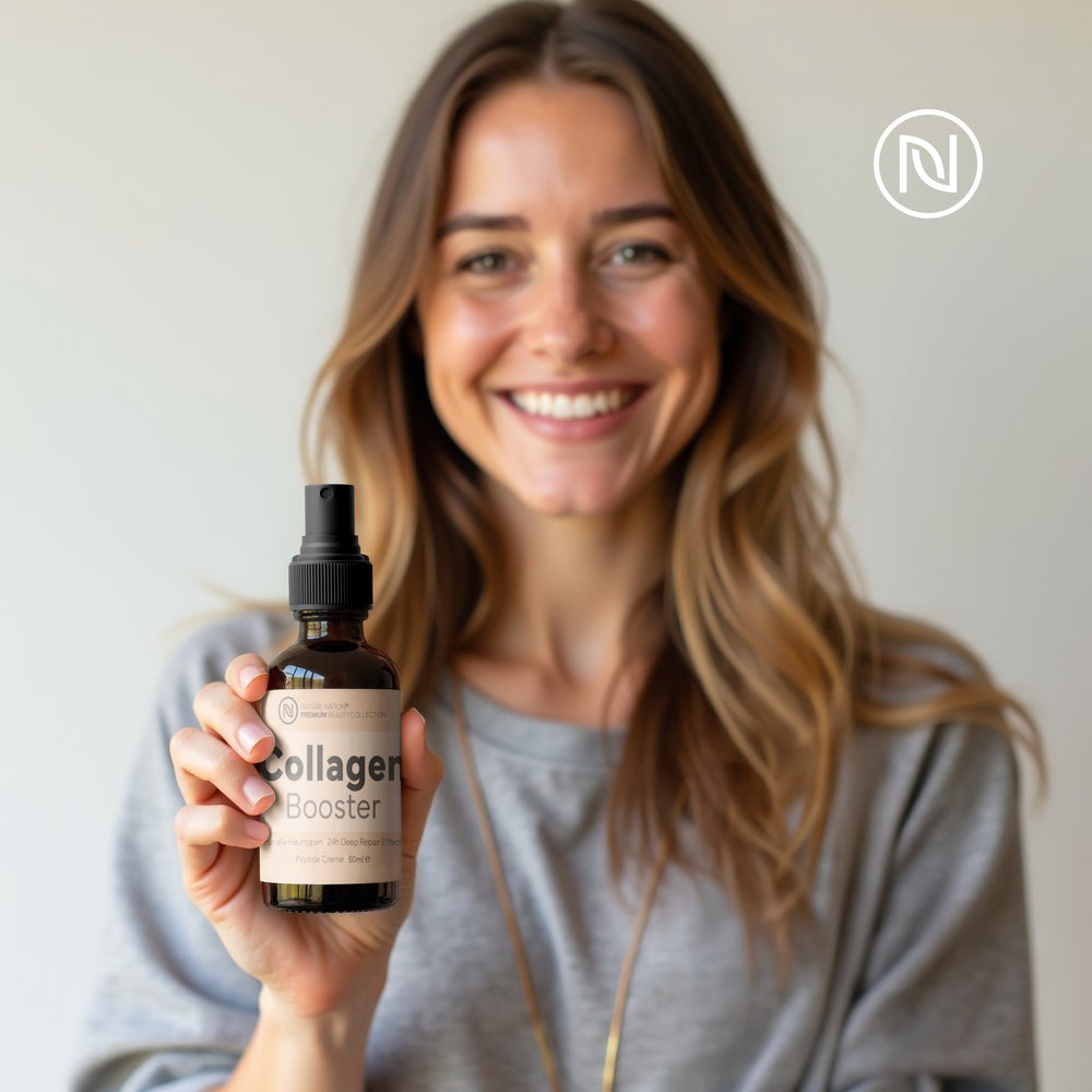 
                      
                        Kollagen Creme - 100% Collagen mit Peptide Typ 1, 2 & 3 - Zieht schnell ein - Mit Hyaluronsäure (Hyaluron) - Laborgeprüft und prod. in DE (1 x 50ml, Geruch: Rosenwasser)
                      
                    