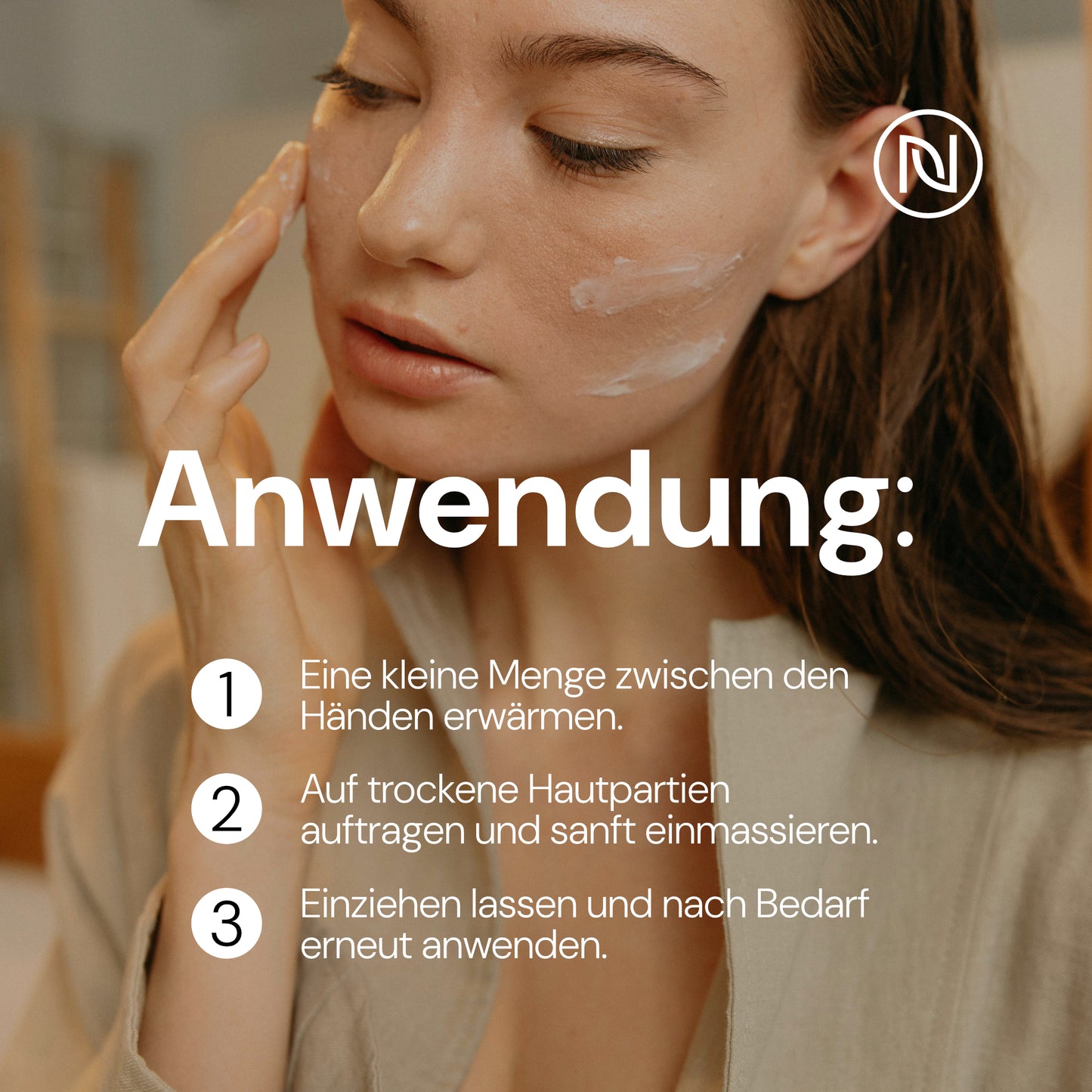 Kollagen Creme - 100% Collagen mit Peptide Typ 1, 2 & 3 - Zieht schnell ein - Mit Hyaluronsäure (Hyaluron) - Laborgeprüft und prod. in DE (1 x 50ml, Geruch: Rosenwasser)