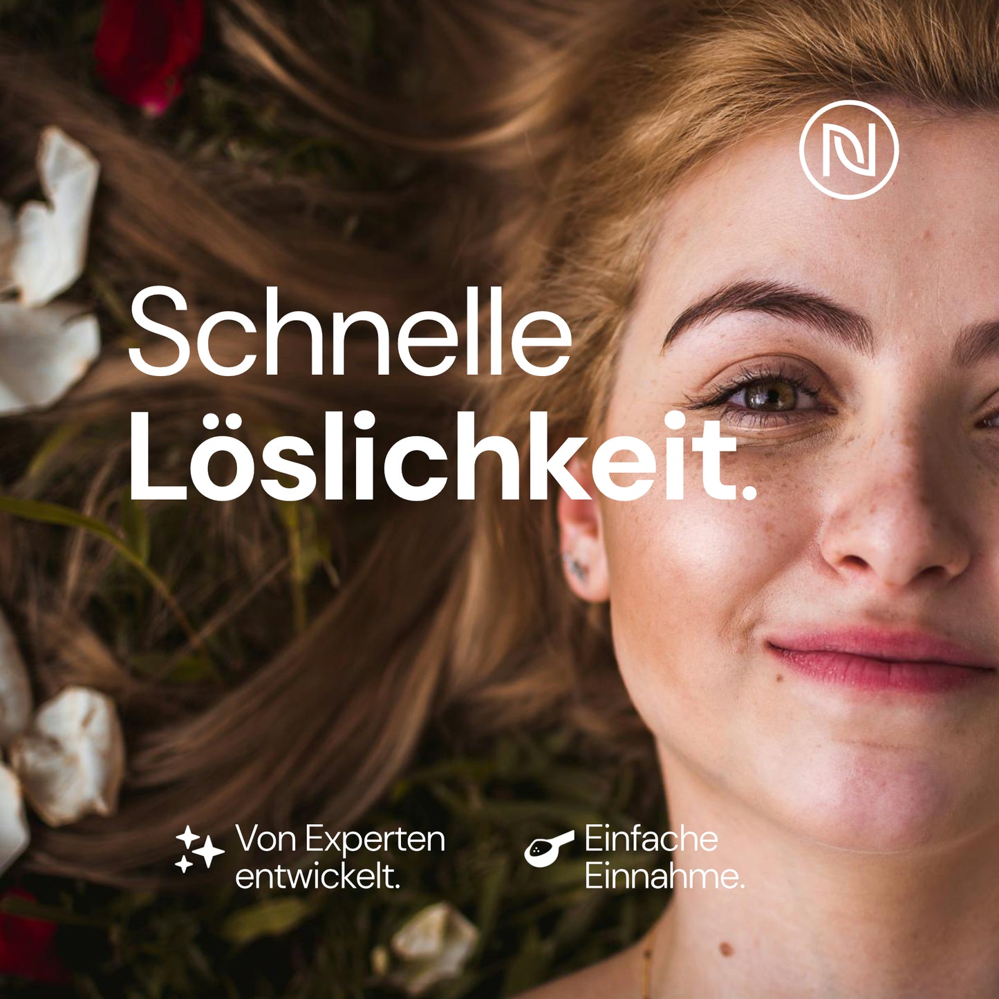 Kollagen Pulver - 100% Collagen Hydrolysat mit Peptide Typ 1, 2 & 3 - Perfekte Löslichkeit, geschmacksneutral - Laborgeprüftes Kollagenpulver, prod. in DE (1 x 450g, 30 Portionen für 1 Monat)