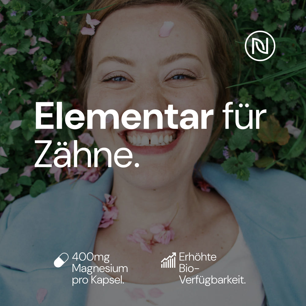 
                      
                        Magnesium Kapseln - optimal hochdosiert je Kapsel 667mg, davon 400mg elementares Magnesium pro Kapsel - sehr hoher Magnesium-Gehalt - Laborgeprüft, vegan & rein (1 x 180 Kapseln)
                      
                    