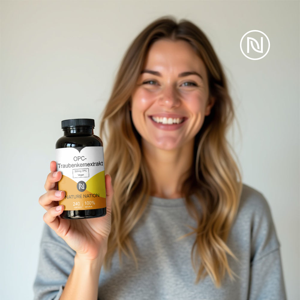 
                      
                        OPC-Traubenkernextrakt - 240 vegane Kapseln, antioxidativ mit hoher Verfügbarkeit, Vorrat für 8 Monate, ohne Zusatzstoffe, in Deutschland produziert
                      
                    