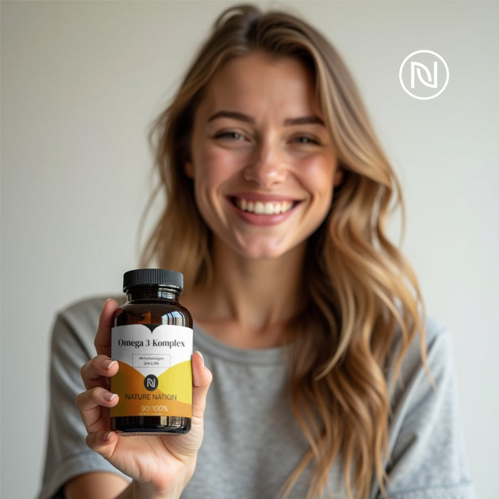 Omega-3 Komplex (mit EPA & DHA), 90 Kapseln – Für Herz, Gehirn & klare Sicht