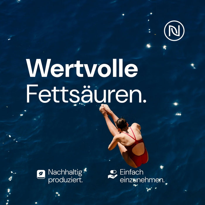 Omega-3 Komplex (mit EPA & DHA), 90 Kapseln – Für Herz, Gehirn & klare Sicht
