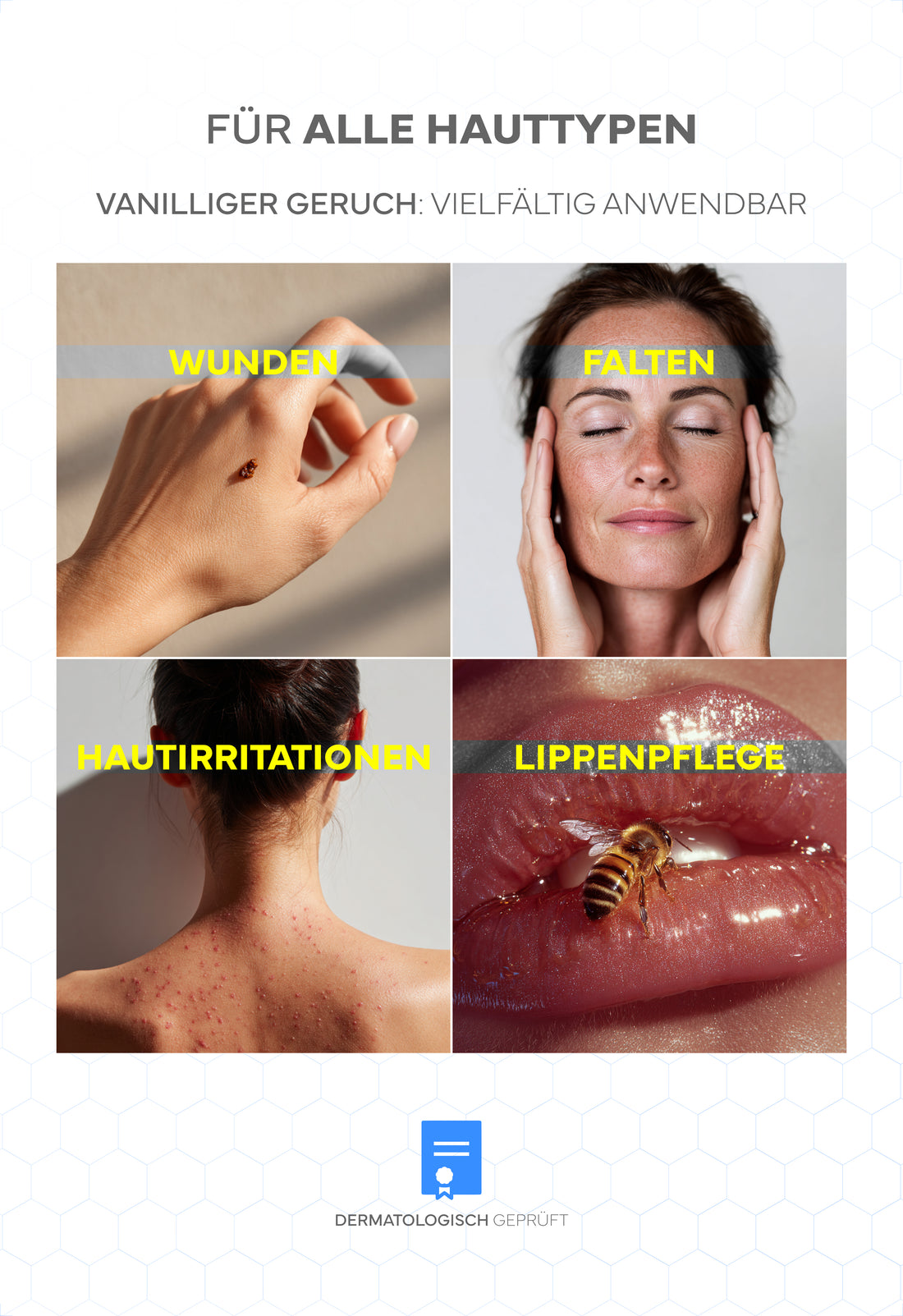 Propolissalbe, 100ml - Hochdosierte 40%-Propoliscreme, mit naturreinem Bio-Propolis, kaltgepresstem Traubenkernöl und Bienenwachs