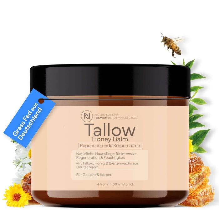 Tallow Rindertalg Creme Honig – 100% natürliche Hautpflege