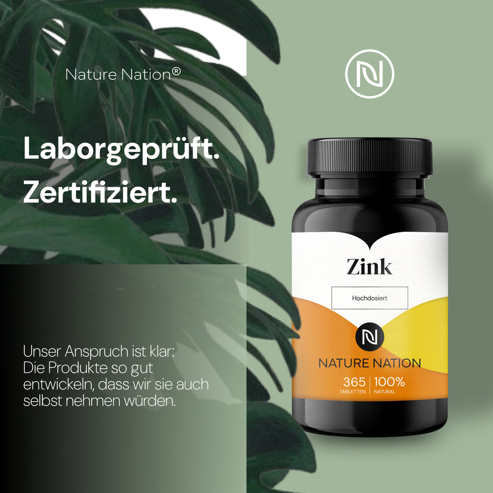 
                      
                        Zink 25mg - Hoch verfügbares Zinkbisglycinat (Zink-Chelat), mit guter Verträglichkeit - Hochdosierte Formulierung - Laborgeprüft, vegan, in Deutschland produziert (1 x 365 Tabletten)
                      
                    