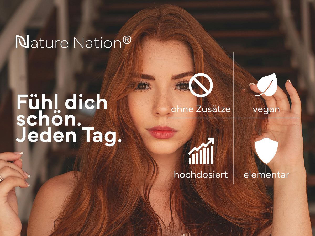 Haut Haare Nägel, 60 Kapseln – Unterstützt Haut, Haarstruktur & Nagelwachstum von innen
