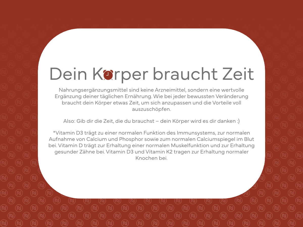 Vitamin D3 + K2 Tropfen - Vitamin D3 5000 IE, Vitamin K2 100µg pro Einnahme - MK-7-99,7% All-Trans, MCT-Kokosöl - Premium-Qualität, Für Kinder ab 3 Jahren geeignet, flüssig, Made in Germany (1 x 50ml)