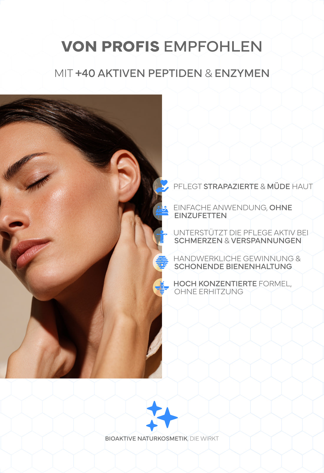 Bienengiftsalbe, 100ml - Bee Venom mit +70% hochreinem Mellitin & 9 Kräuterextrakten