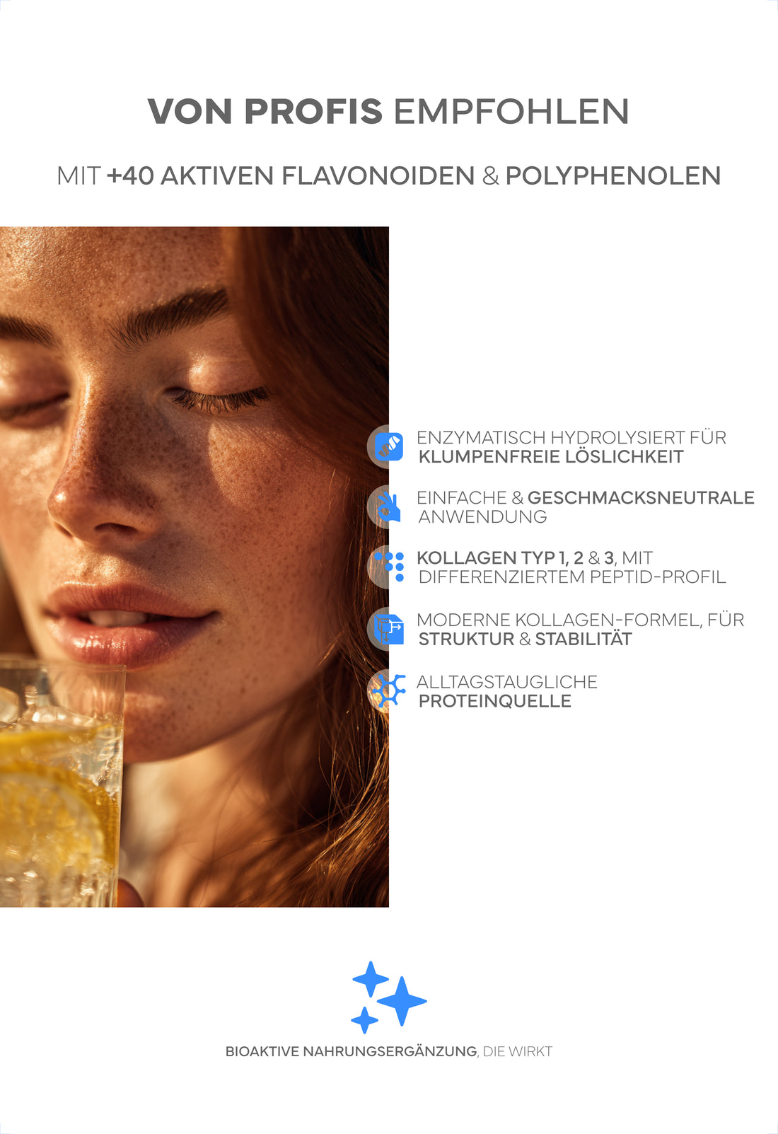 Kollagen Pulver + Propolis, 450g: Premium Kollagen-Hydrolysat Typ 1, 2 & 3 mit Bio-Propolis für Haut, Haare, Nägel & Gelenke