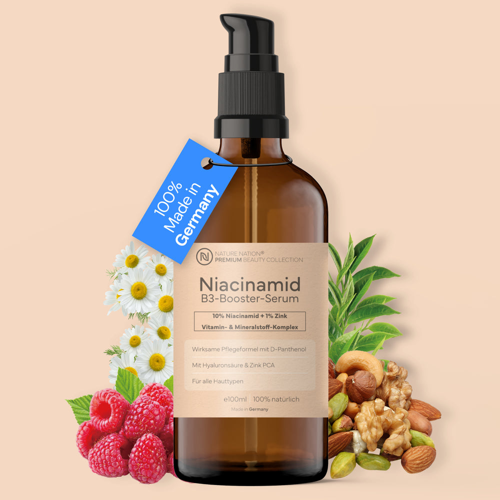 Niacinamid Serum, 100ml - Verfeinert das Hautbild bei sichtbar großen Poren