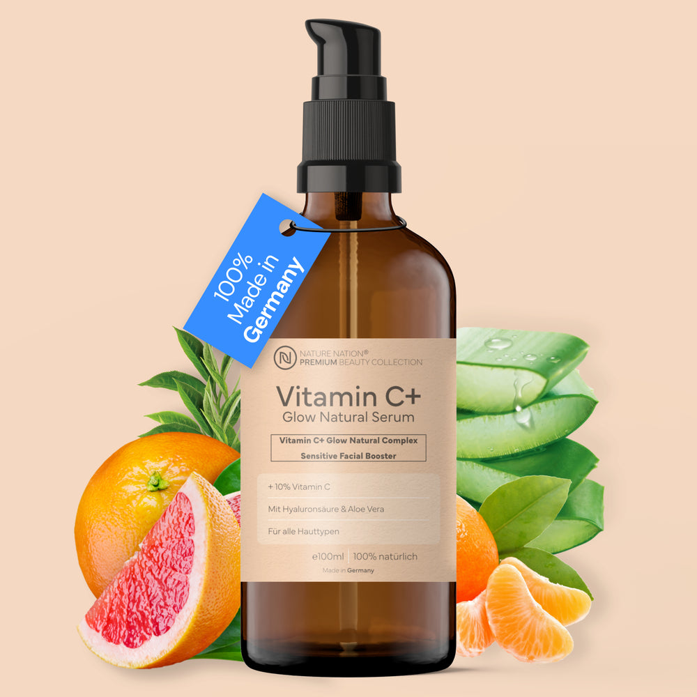 Vitamin C Serum, 100ml - Unterstützt einen ebenmäßigen Teint & pflegt bei ungleichmäßiger Hautstruktur