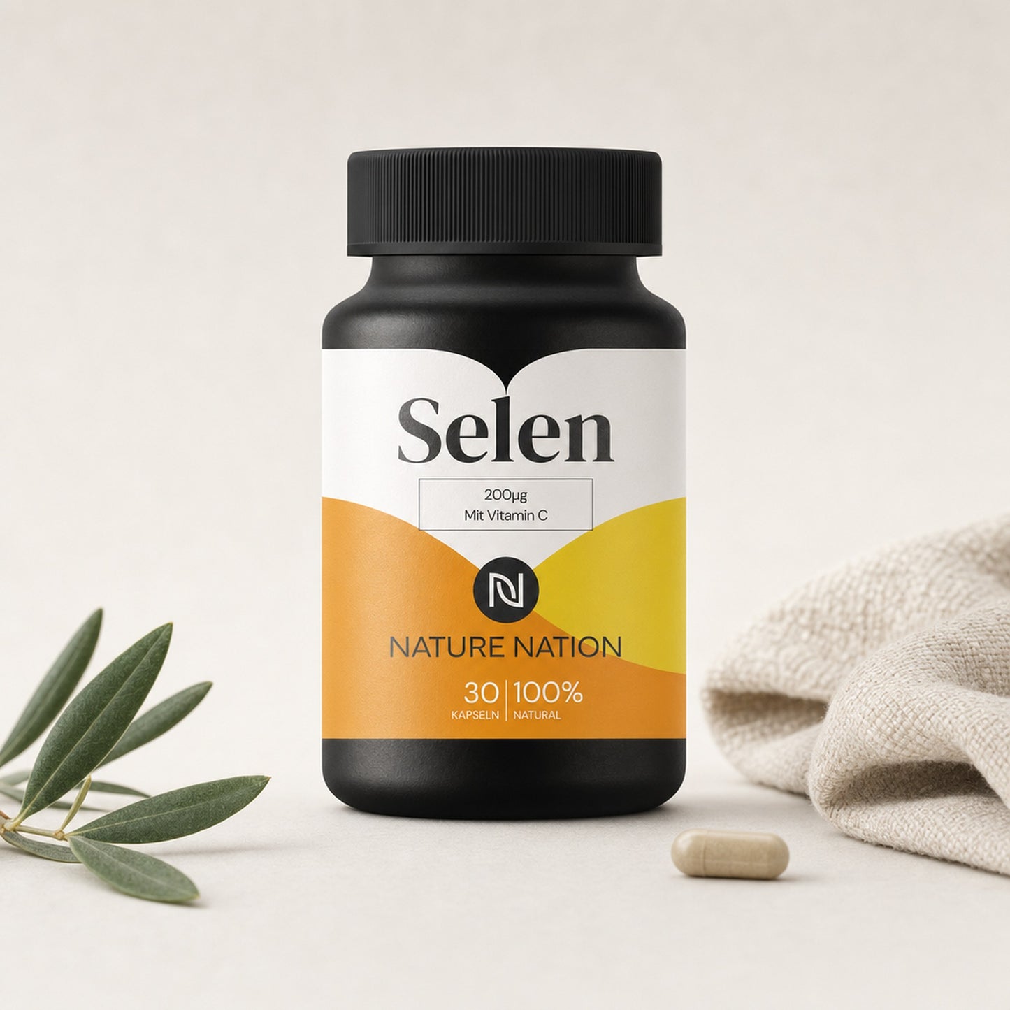 Selen 200µg, 30 Kapseln, Studioaufnahme