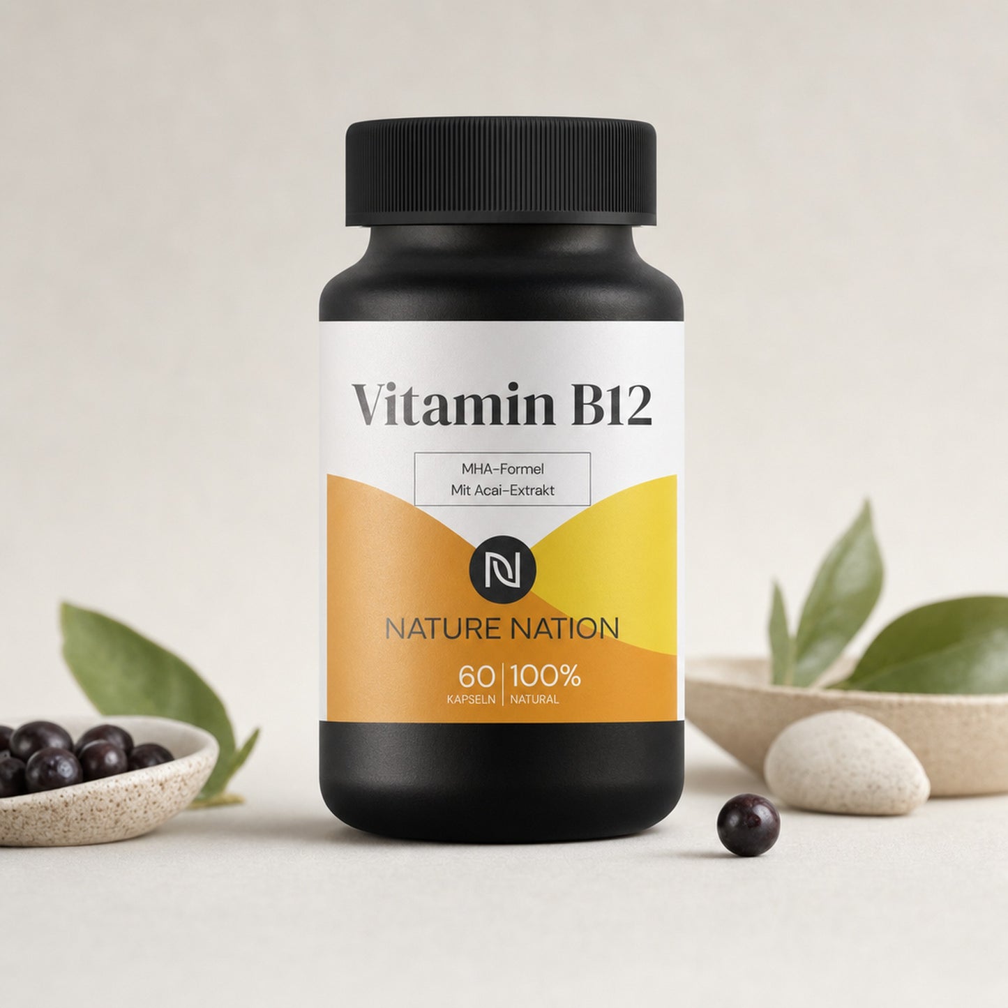 Vitamin B12 MHA Komplex. 60 Kapseln, Studioaufnahme