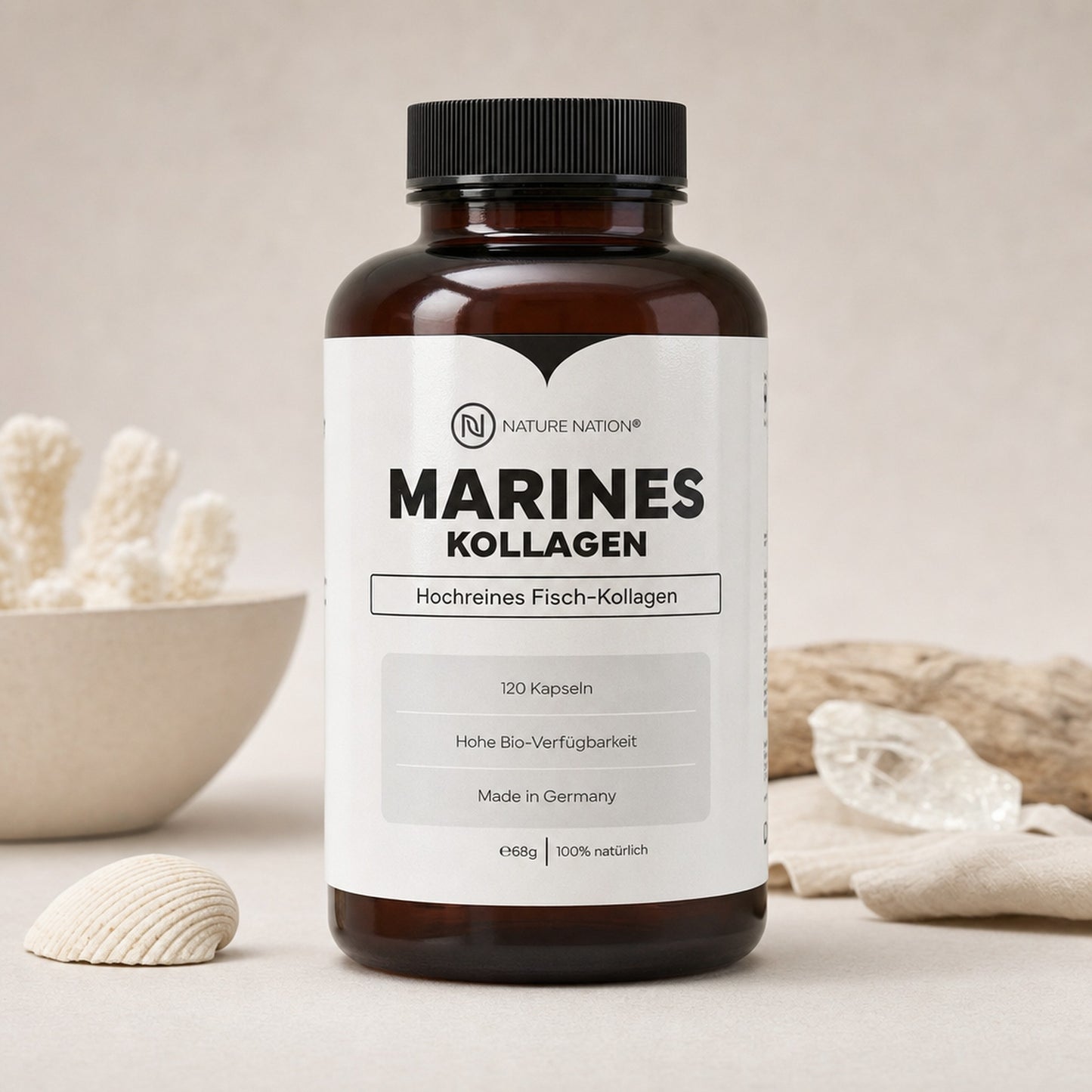 Marine Kollagen Peptide, Studioaufnahme