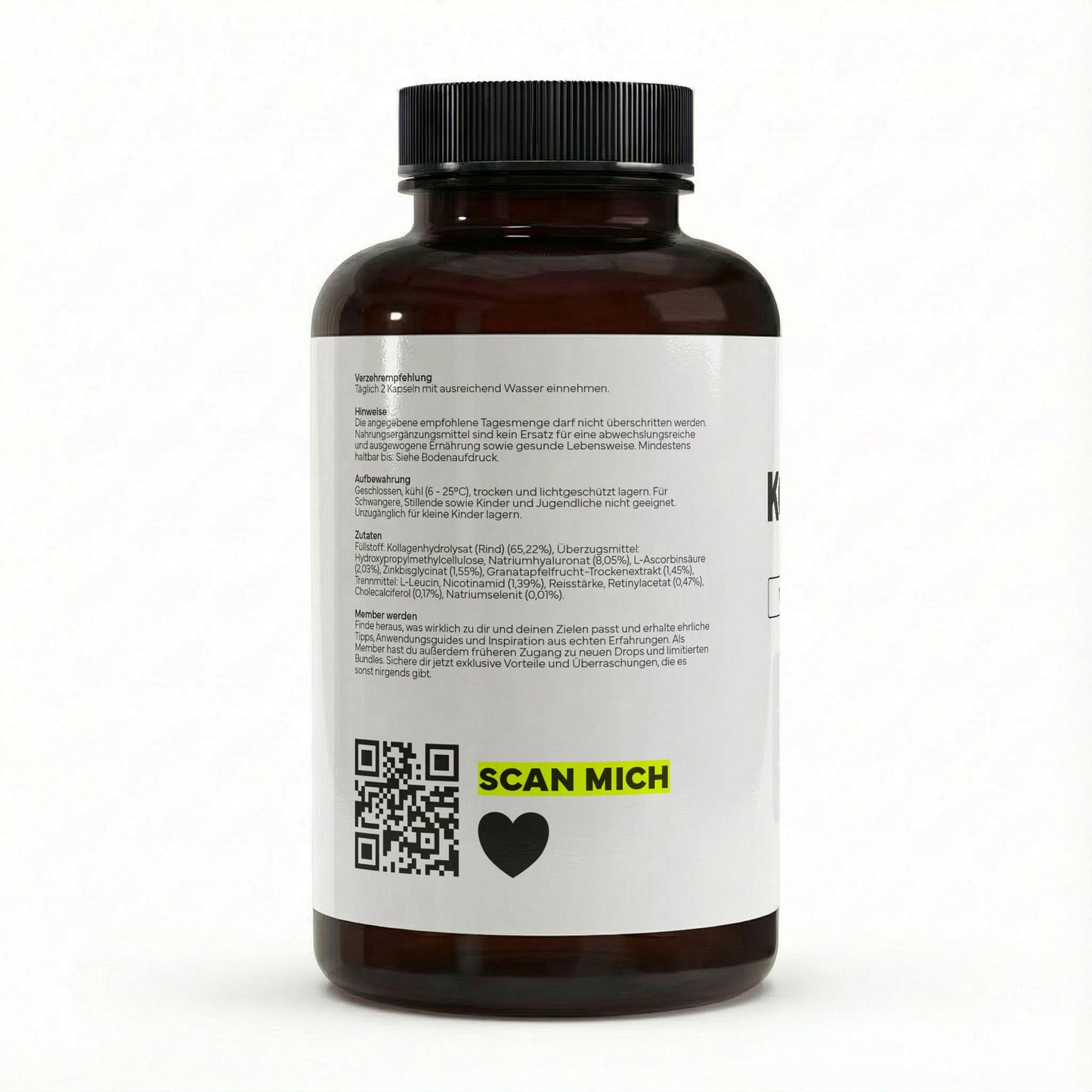 aufbewahrung ssw Kollagenhydrolysat mit bioaktiver Hyaluronsäure, Zink & Vitamin C – Nature Nation
