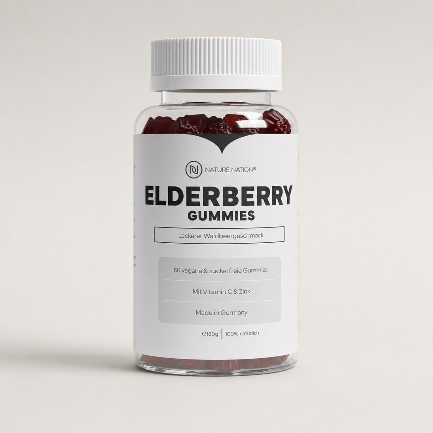 Elderberry-Gummies, Studioaufnahme