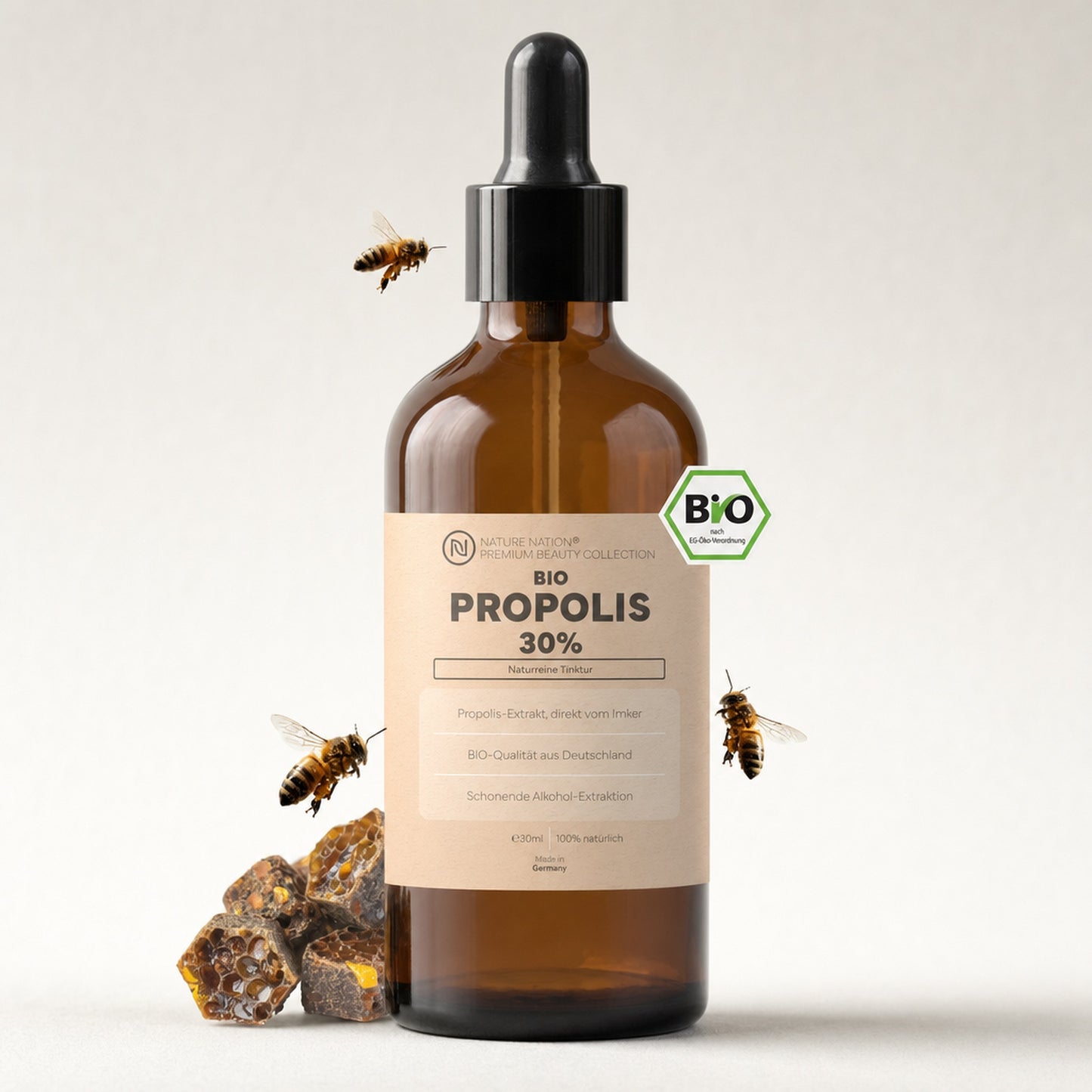 Bio Propolis-Tropfen 30%, Studioaufnahme