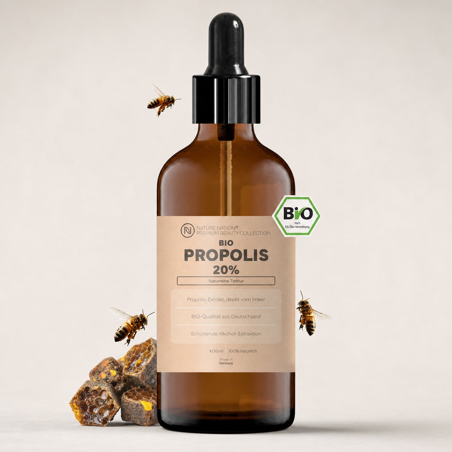 Bio Propolis-Tropfen 20%, Studioaufnahme