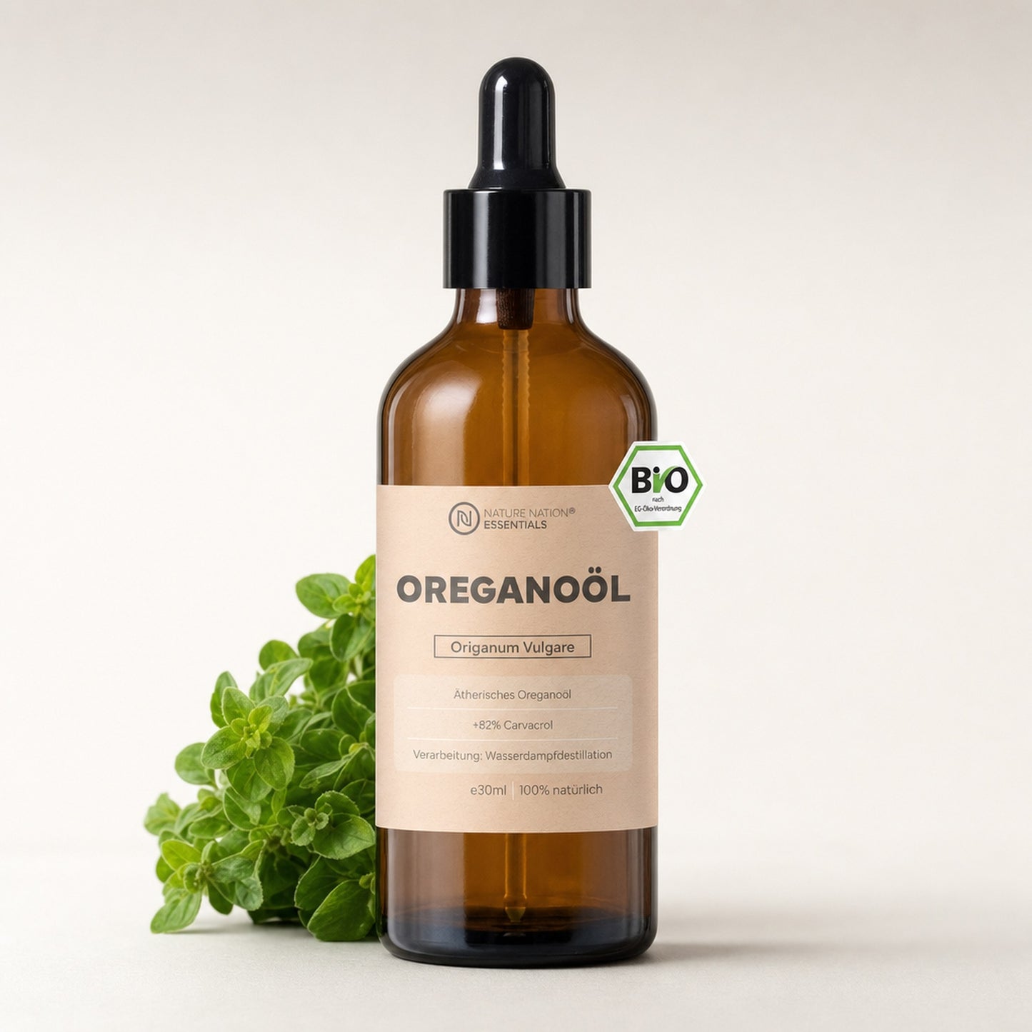 Aetherisches Bio-Oreganooel 30ml, Studioaufnahme