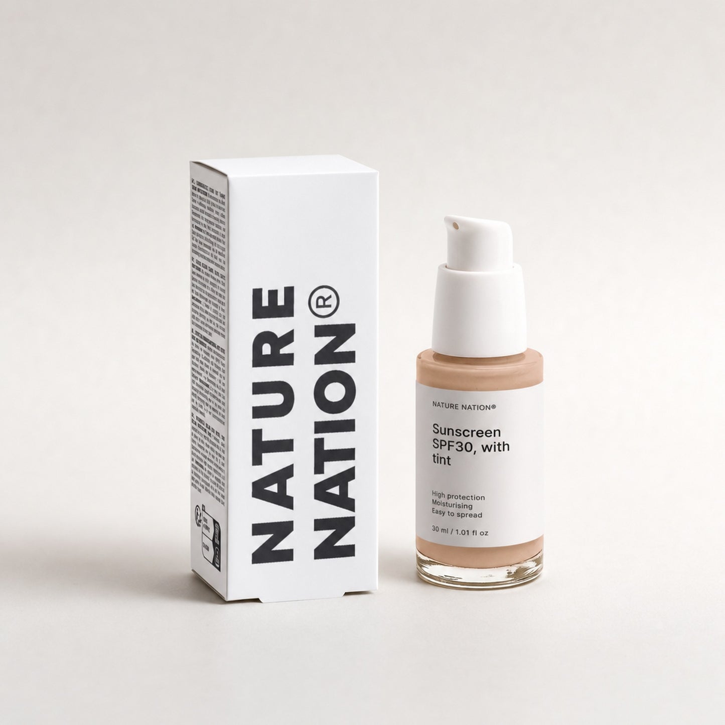 Getoente Sonnencreme LSF 30, Studioaufnahme
