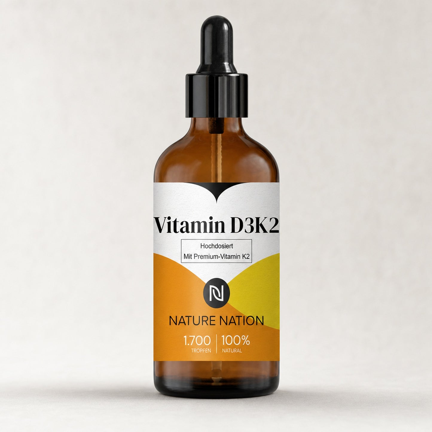 Vitamin D3 + K2 Tropfen – 5000 IE D3 & 100 µg K2 – Nature Nation