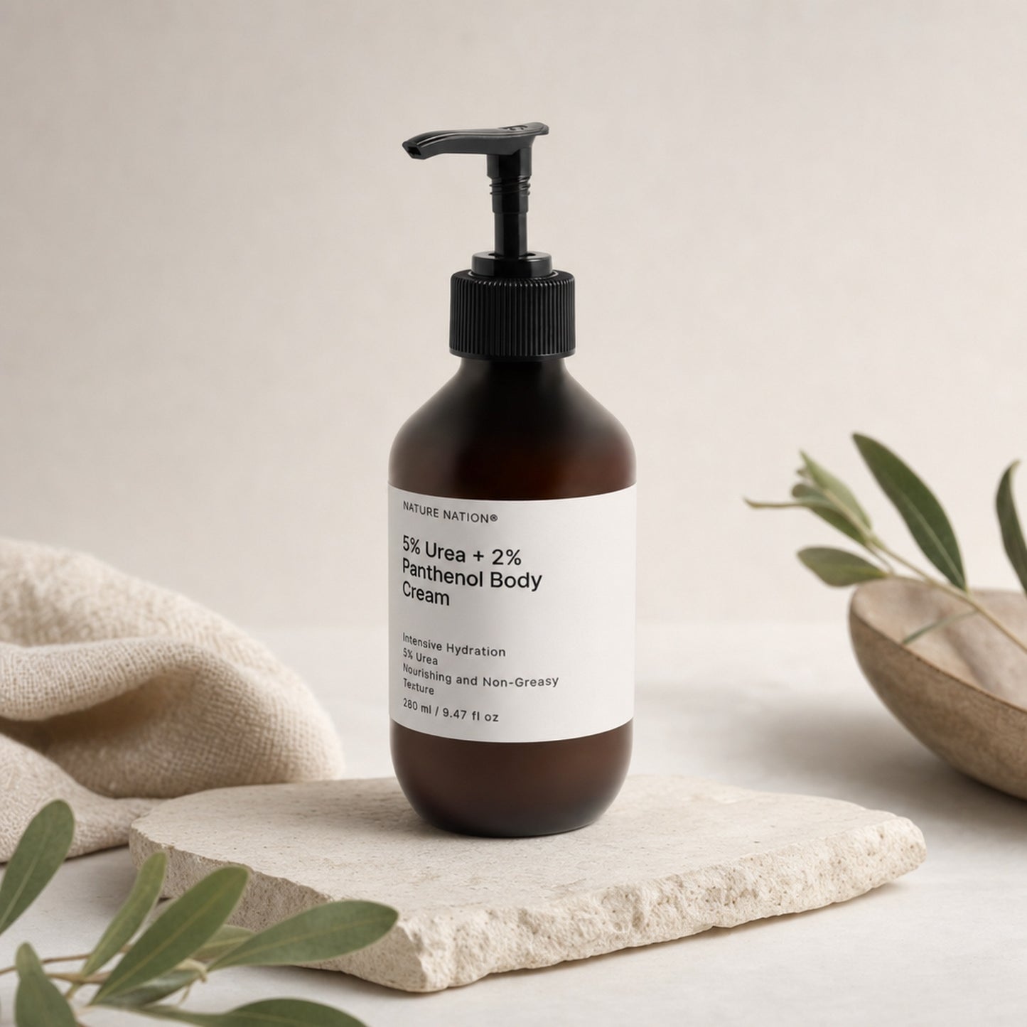 5% Urea + 2% Panthenol Body Cream, Studioaufnahme