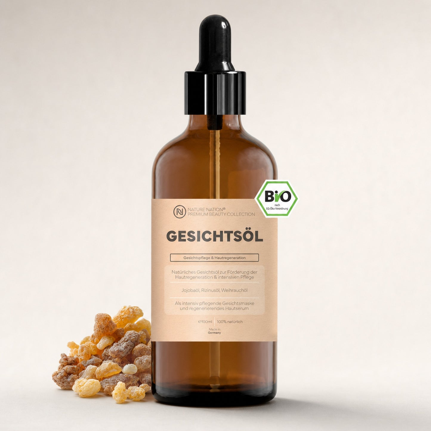 Gesichtsoel Weihrauch, Studioaufnahme