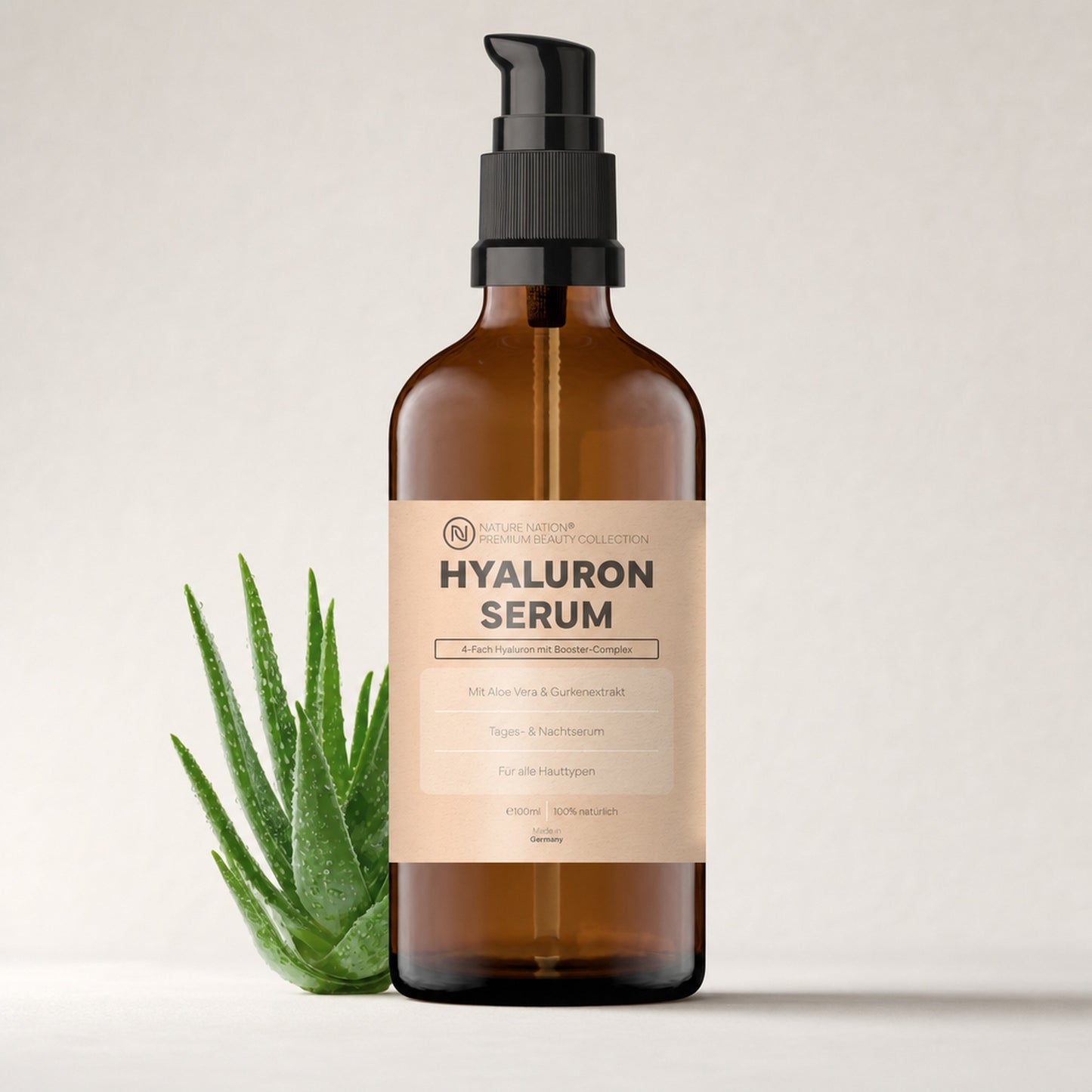Hyaluron Serum mit Aloe Vera, Studioaufnahme