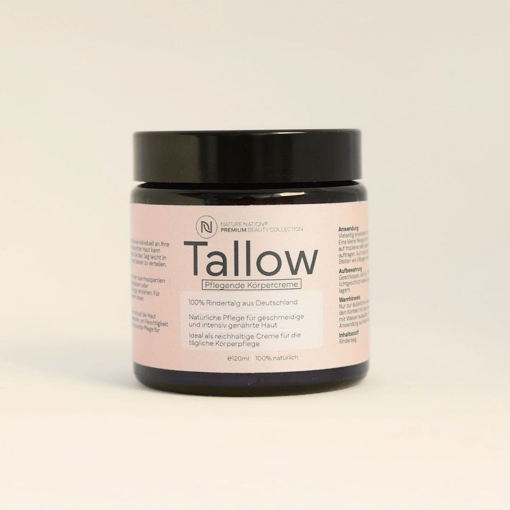 Tallow Rindertalg Creme Natur – 100% natürliche Hautpflege Unparfümiert
