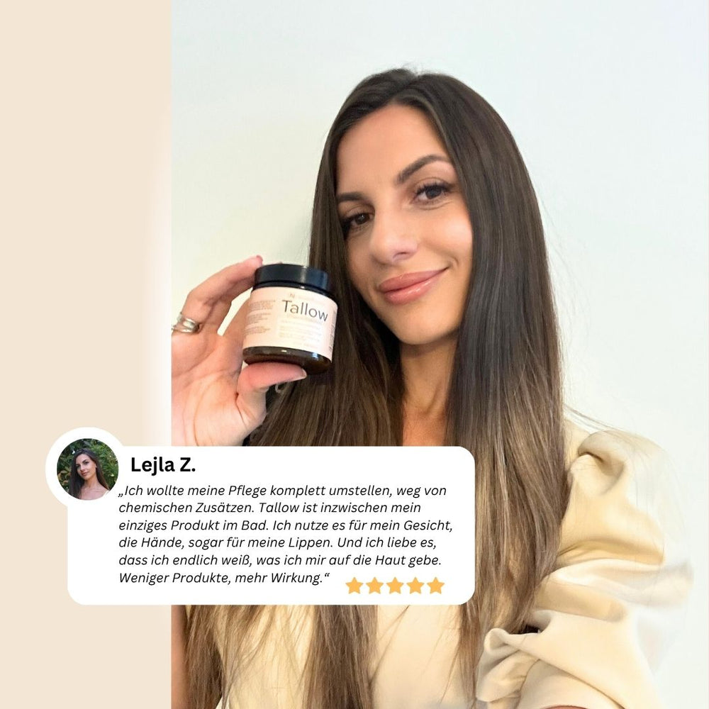
                      
                        Tallow Rindertalg Creme Lavendel – 100% natürliche Hautpflege Unparfümiert
                      
                    